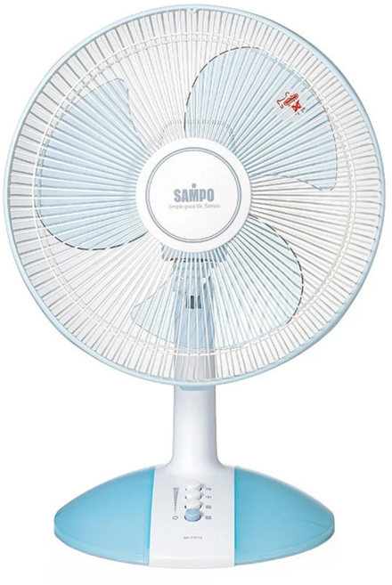 SAMPO 聲寶 12吋機械式桌扇 SK-FA12C, 藍色