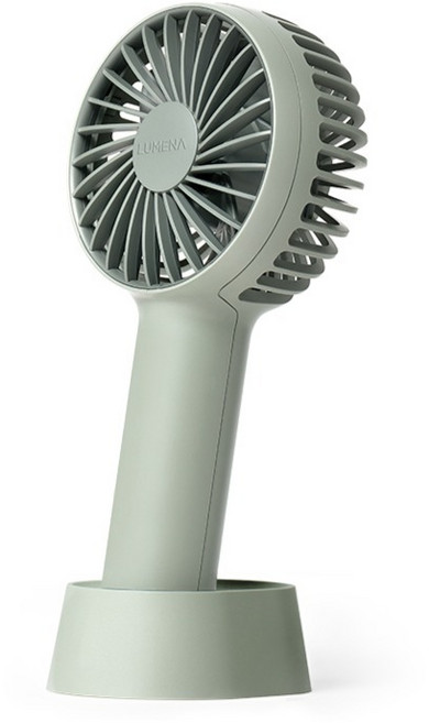 루메나 휴대용 무선 선풍기, FAN C 2, 더스티그린