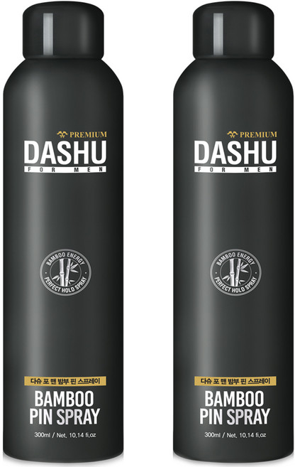 다슈 포 맨 프리미엄 밤부 핀 헤어스프레이, 300ml, 2개