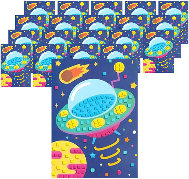 민화샵 EVA 모자이크 아트 UDPEV0011, 우주 UFO, 20세트