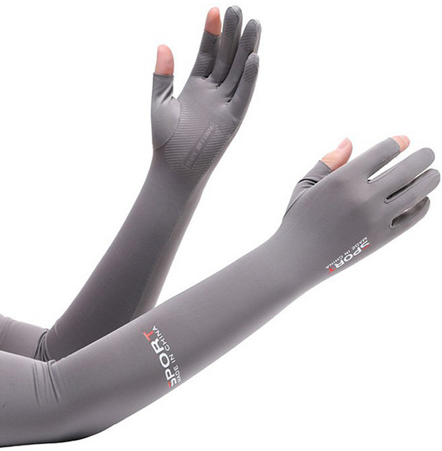 수스다 여성용 핑거 오픈 쿨토시 장갑 양손착용 세트