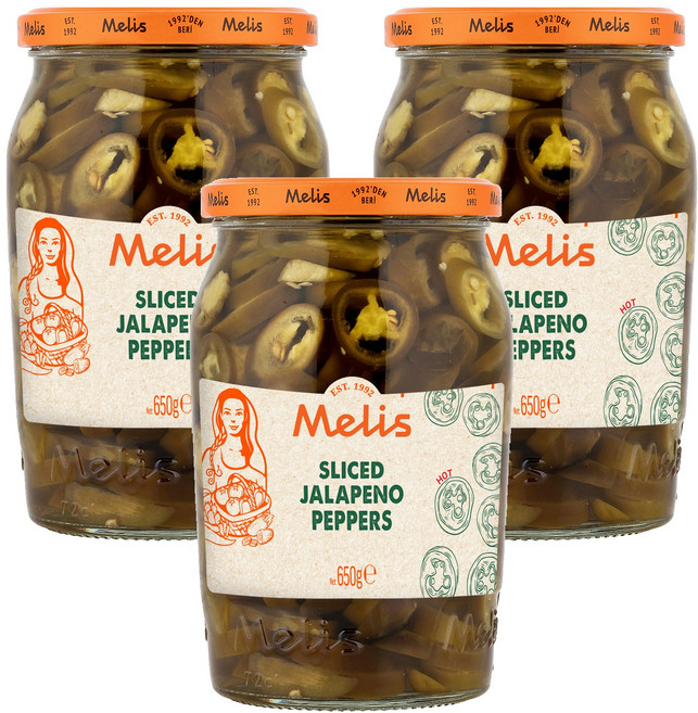 Melis 할라페뇨 페퍼, 650g, 3개
