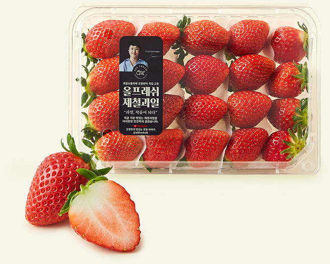 올프레시 GAP 한단 금실 딸기, 500g, 1개