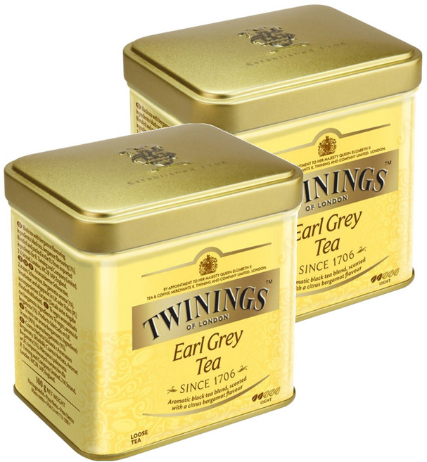 트와이닝 얼그레이 홍차, 100g, 1개입, 2개