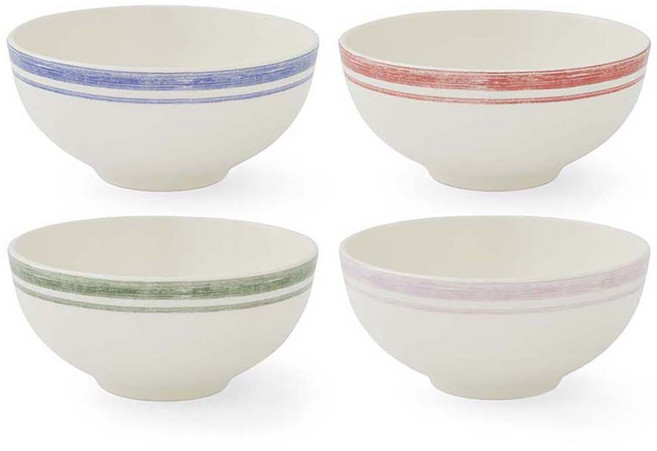 포트메리온 포터스마크 대접 16.5cm 4종 세트, 혼합색상, 1세트