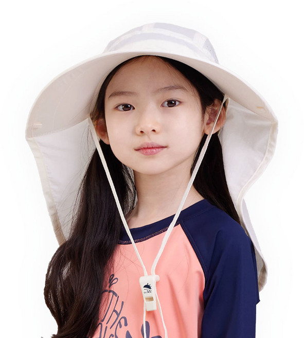 썬글레이드 유아동 UV 와이드 아쿠아 플랩캡