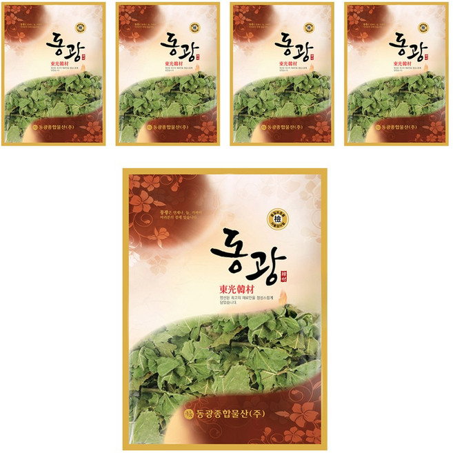 동광한방몰 국내산 뽕잎 상엽, 600g, 5개