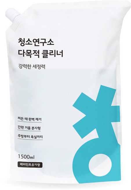 청소연구소 다목적 클리너 리필, 1.5L, 1개