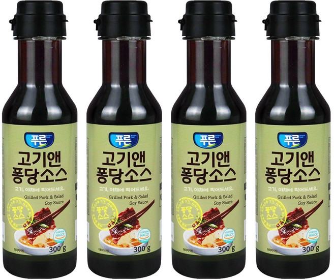 푸른식품 고기엔 퐁당 소스, 300g, 4개