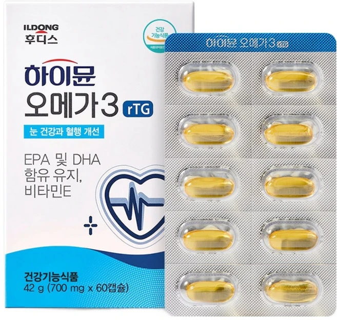 하이뮨 알티지 오메가3, 60정, 1개 - 쿠팡