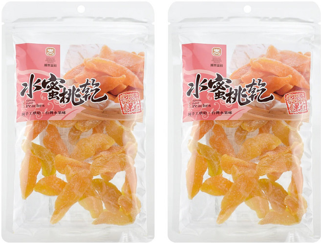 順泰 黃金水蜜桃果乾, 150g, 2包