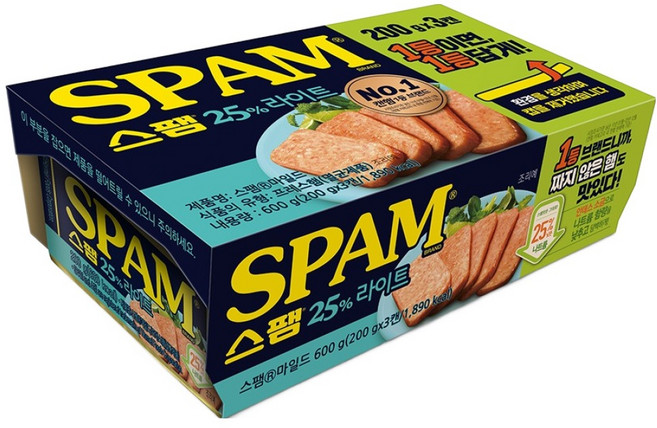 스팸 마일드, 200g, 3개