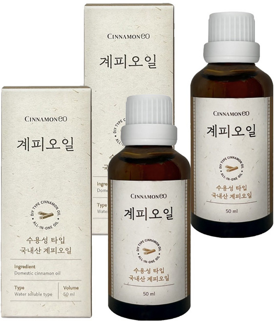 시나몬이오 계피오일, 50ml, 2개