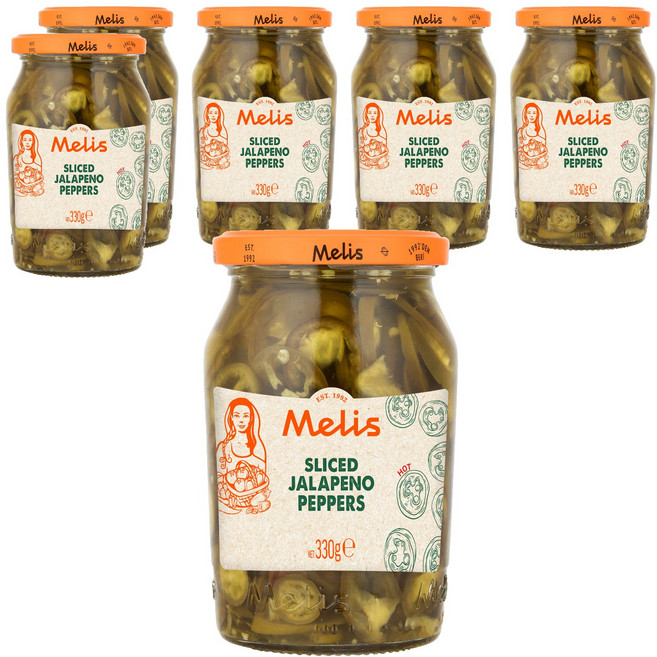 Melis 할라페뇨 페퍼, 330g, 6개