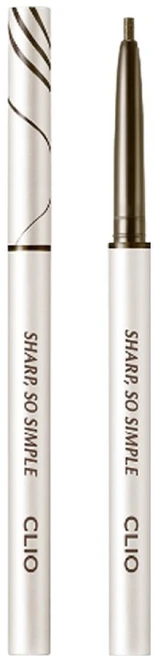 클리오 샤프 쏘 심플 워터프루프 펜슬 라이너 0.14g, 4호다크브라운, 1개 - 쿠팡