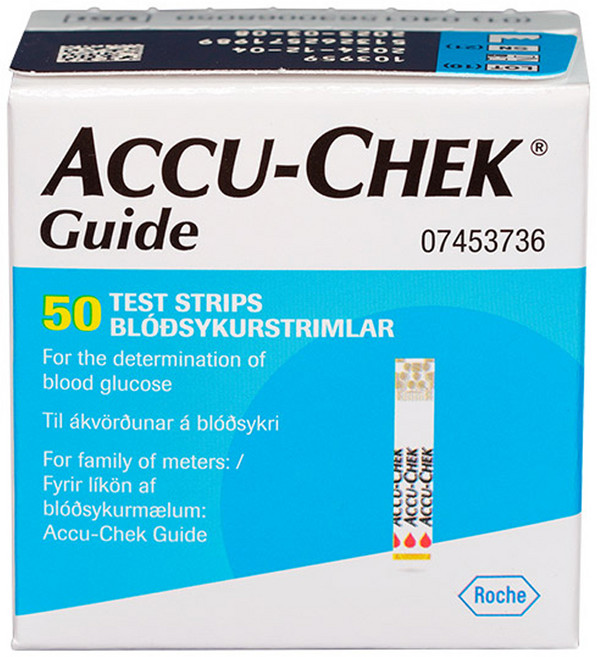 아큐첵 가이드 혈당측정지, 1개, 50개입