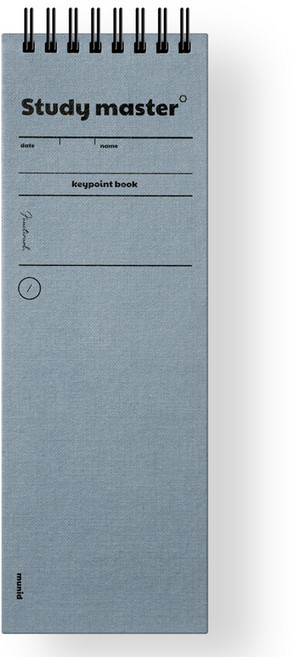 뮤니드 키포인트 상철 핸디노트 110매, 인블루, 1개