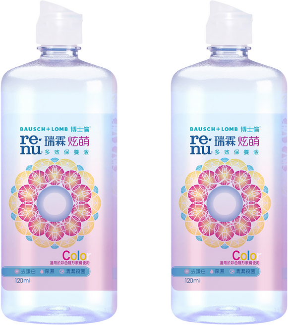 BAUSCH LOMB 博士倫 瑞霖 炫萌多效保養液, 120ml, 2瓶