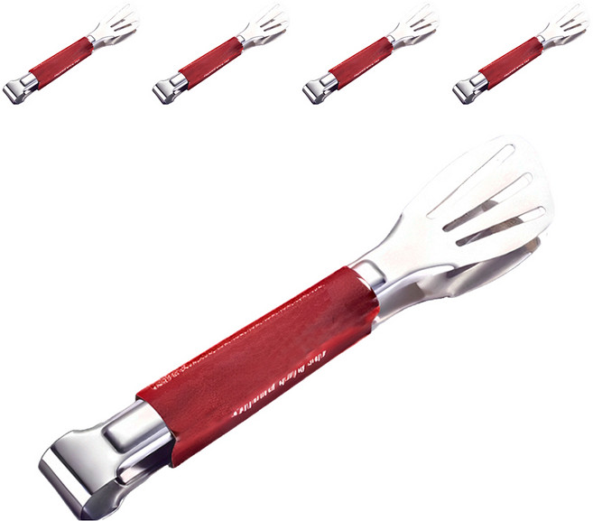 不鏽鋼食物夾 Set 5個 小尺寸 食品級材質