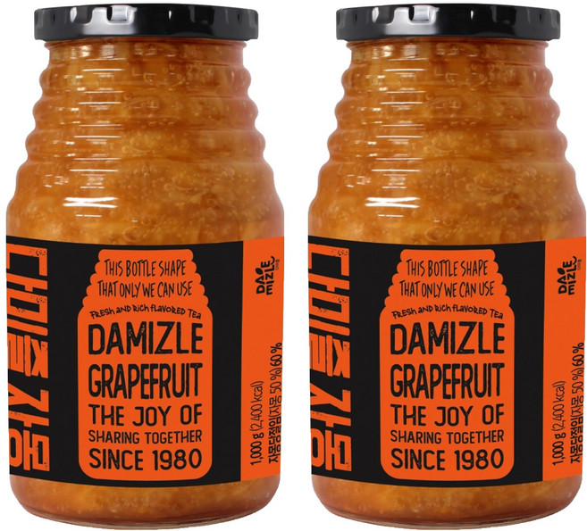 다미즐 자몽 액상차, 1kg, 1개입, 2개