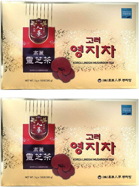 뿌리방 고려영지차, 3g, 100개입, 2개