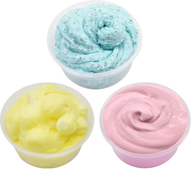 아트니즘 수제 꾸덕 슬라임 120ml x 3종 세트, 치즈퐁, 딸기우유, 민트초코칩, 1개