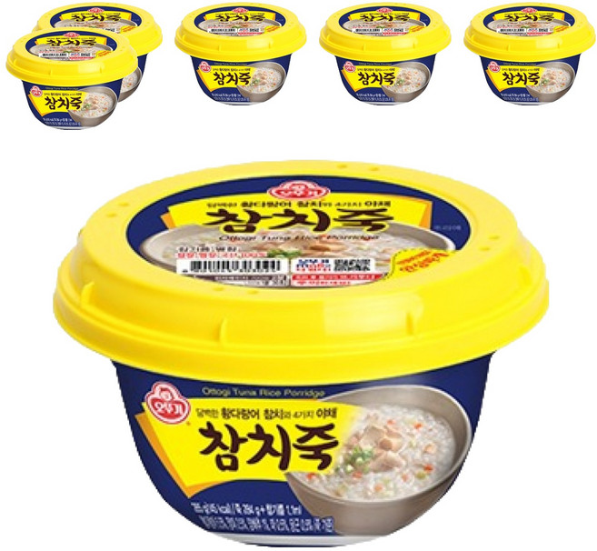 오뚜기 참치죽, 285g, 6개