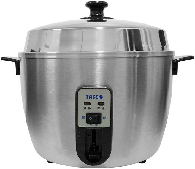 台灣 TASCO 全不鏽鋼電鍋 11人份 3.8kg, ASC-018