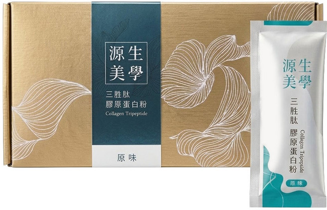三胜肽膠原蛋白粉 原味, 30包, 6g, 1盒