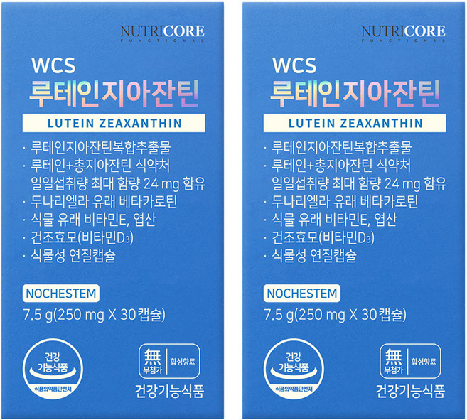 뉴트리코어 루테인지아잔틴, 30정, 2개