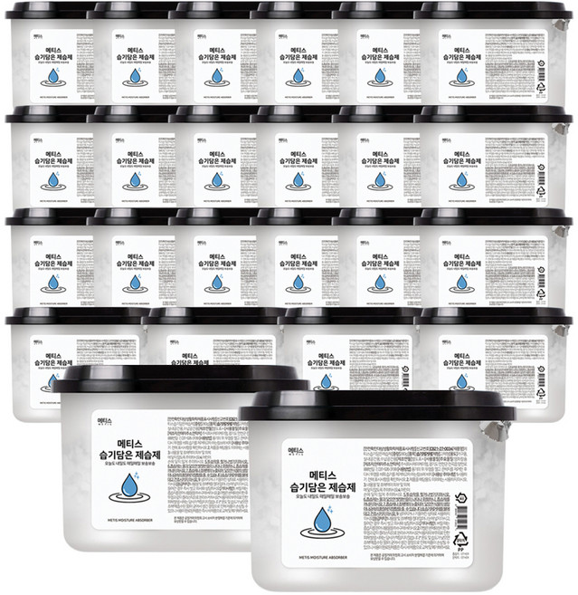 Metis 습기담은 제습제 용기형 본품, 280g, 24개