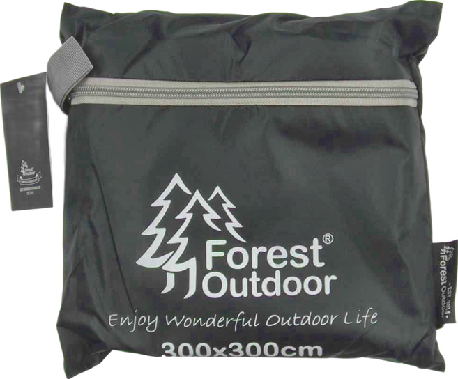 Forest Outdoor 群森戶外 多功能防水布 天幕 地墊, 經典黑