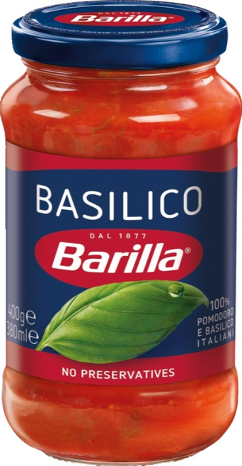 바릴라 바실리코 파스타소스, 400g, 1개