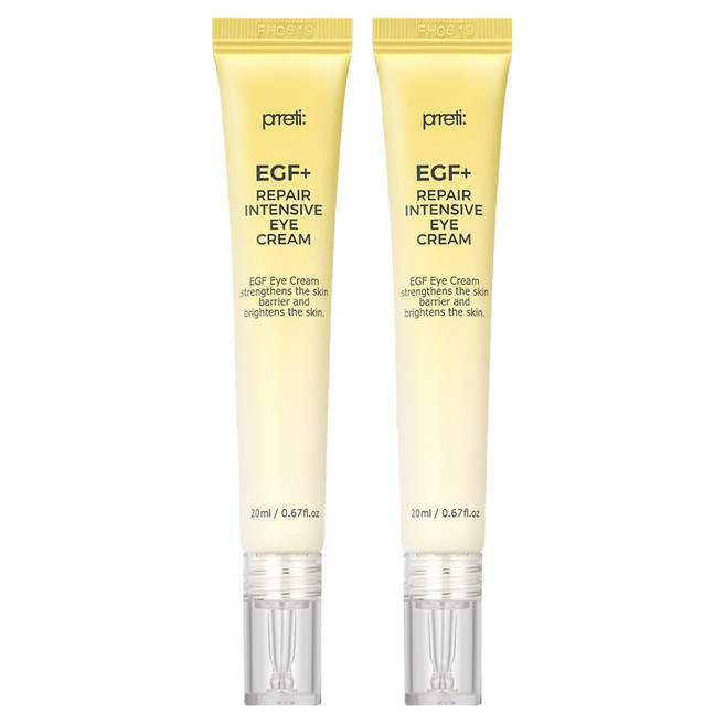 프레티 EGF+ 리페어 인텐시브 아이크림, 20ml, 2개
