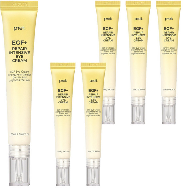 프레티 EGF+ 리페어 인텐시브 아이크림, 20ml, 6개