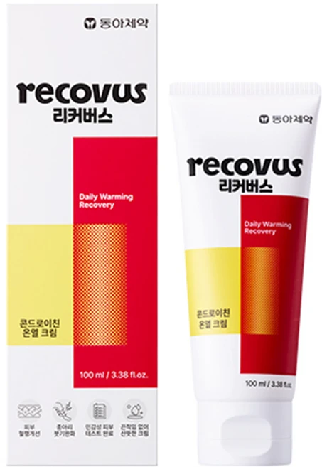 동아제약 리커버스 콘드로이친 온열 크림, 1개, 100ml - 쿠팡