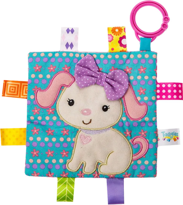mary meyer 蜜兒 標籤動物安撫沙沙紙, 俏皮狗, 1個