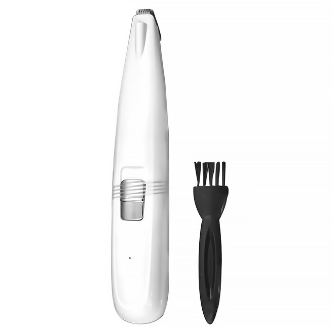 iCat 寵喵樂 LED燈寵物修毛剃腳毛器-第四代 PC材質 21.4*8.5*4.5CM, 白色, 1個