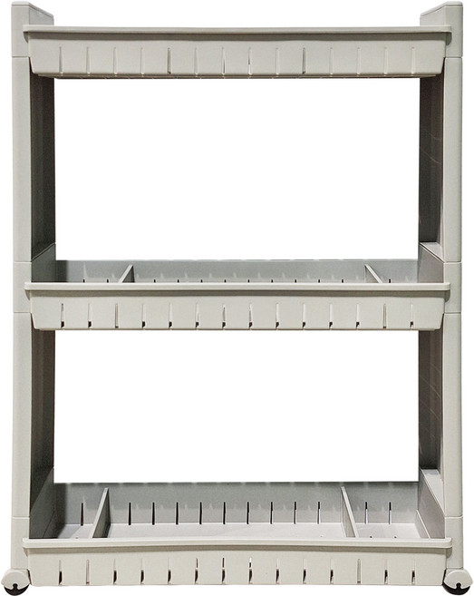 KEYWAY 聯府 巴洛克三層架 附輪 566 x 170 x 729mm, 巴洛克三層架 灰色, 1個