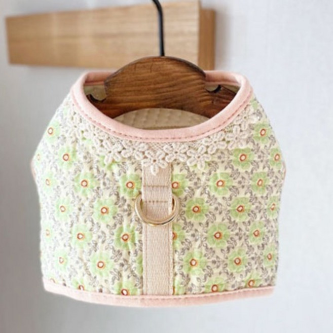 반려견 어니스트 두바림 하네스, 그린플라워, 1개