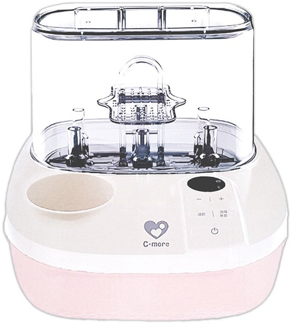 C-more 新貝樂 高效能溫奶消毒烘乾鍋, K2, 粉色