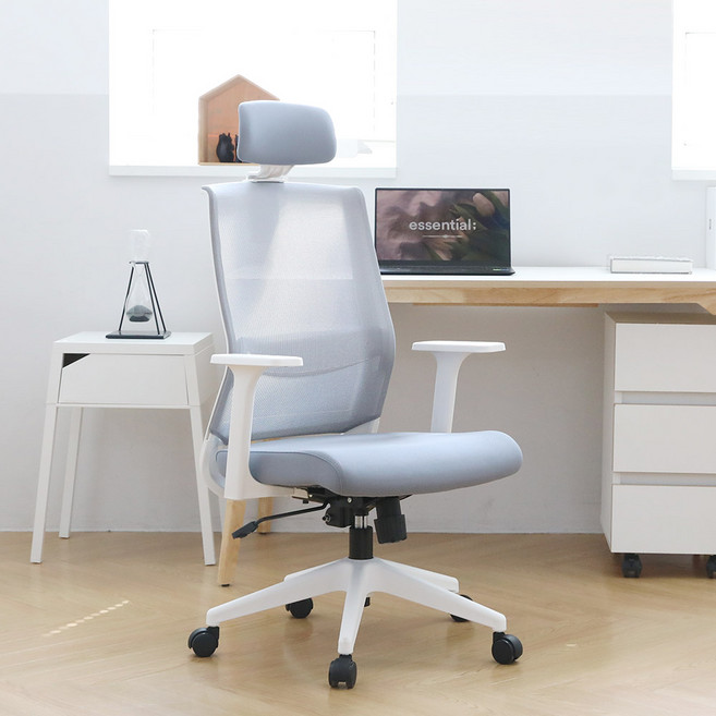 린백 메쉬 사무용 의자 LR39HW, GRAY