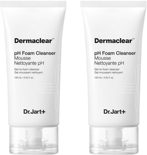 닥터자르트 더마클리어 pH 폼 클렌저, 120ml, 2개