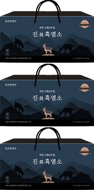 천호엔케어 진 흑염소 30p, 2.1L, 3박스