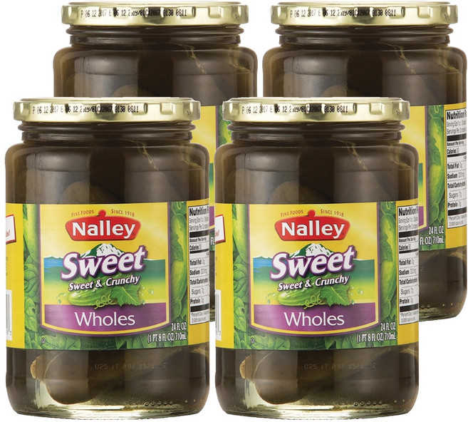 낼리 스위트 스위트&크런치 홀스 피클, 4개, 680g