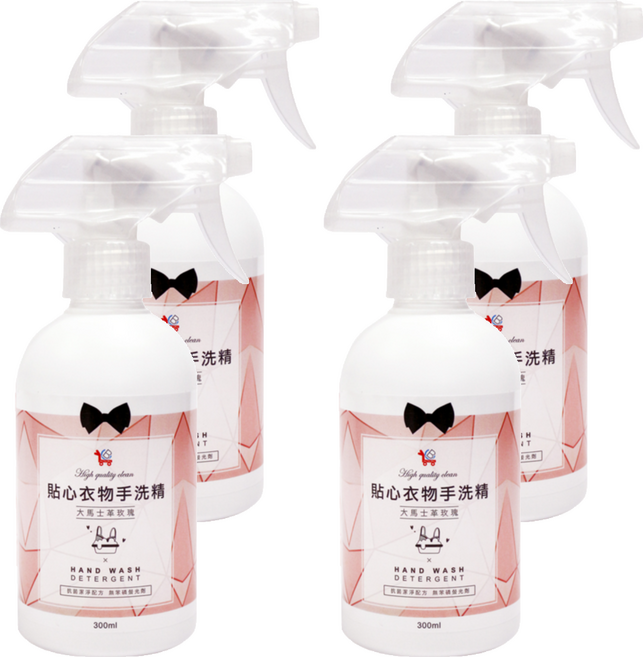 You Can Buy 大馬士革玫瑰貼身衣物手洗洗衣精, 300ml, 4瓶