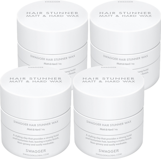 스웨거 헤어 스터너 왁스 매트 앤 하드, 4개, 50g
