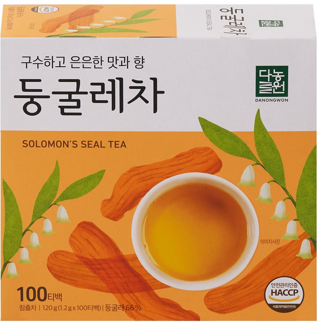 다농원 둥굴레차 티백, 1.2g, 100개입, 1개