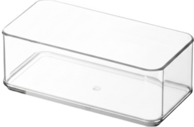 벨로나이트 욕실 화장대 정리 보관함 중형, 투명, 1개