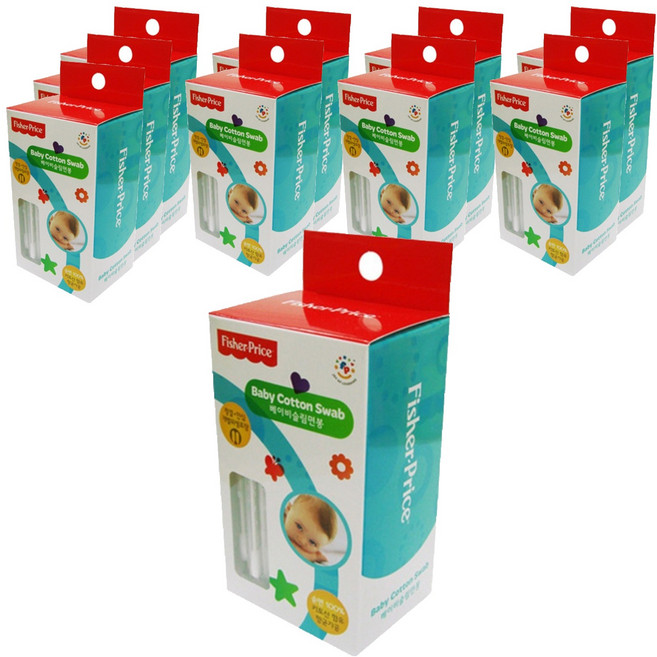 피셔프라이스 베이비 슬림 면봉, 10개, 70개입